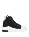 Cinzia Araia Woman Sneakers Black Size 10 Textile Fibers In Black