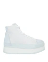 Cinzia Araia Woman Sneakers White Size 10 Textile Fibers In White