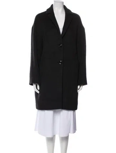 Pre-owned Cinzia Rocca Alpaca Coat In Gray