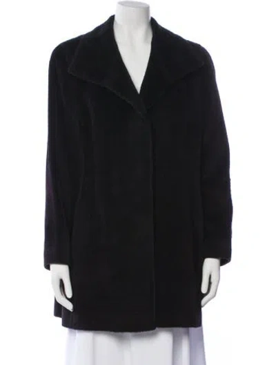 Pre-owned Cinzia Rocca Baby Alpaca Jacket In Blue