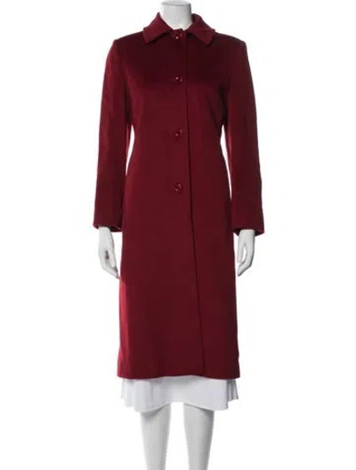Pre-owned Cinzia Rocca Baby Alpaca Jacket In Red