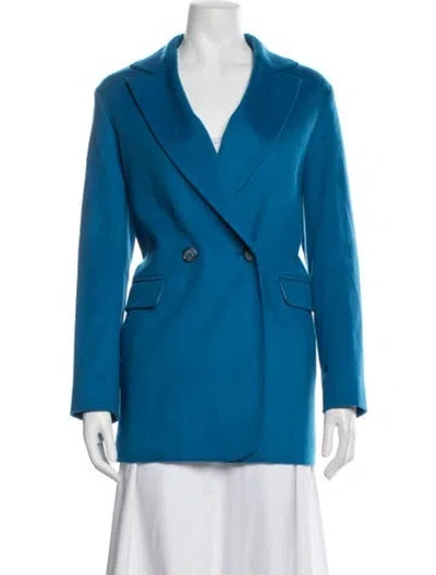 Pre-owned Cinzia Rocca Cashmere Blazer In Blue