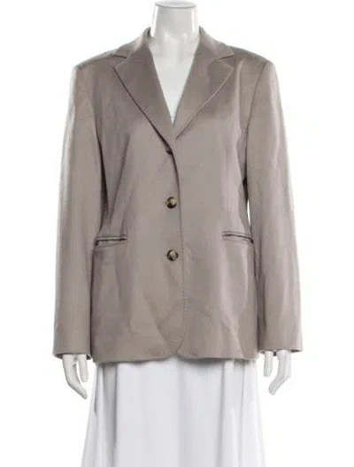 Pre-owned Cinzia Rocca Cashmere Blazer In Neutral