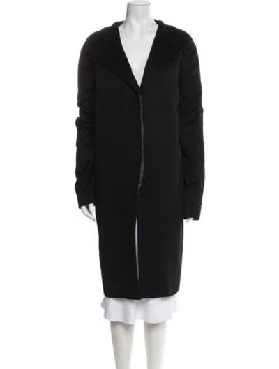 Pre-owned Cinzia Rocca Cashmere Coat In Black