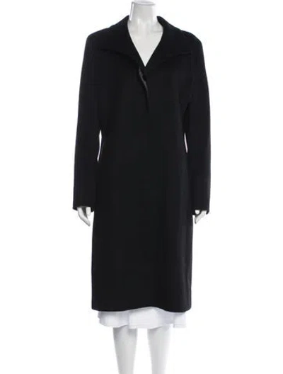Pre-owned Cinzia Rocca Cashmere Coat In Black