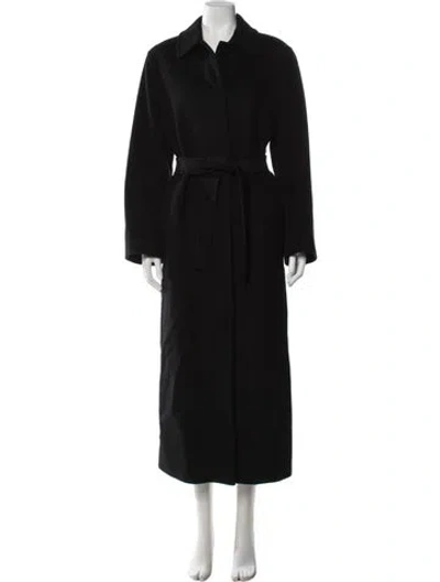 Pre-owned Cinzia Rocca Cashmere Coat In Black