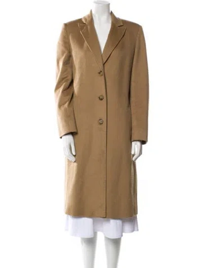 Pre-owned Cinzia Rocca Cashmere Coat In Neutral