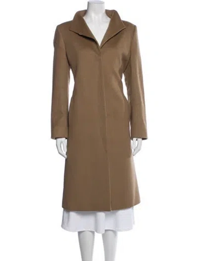 Pre-owned Cinzia Rocca Cashmere Coat In Neutral