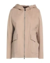 Cinzia Rocca Circle Woman Jacket Beige Size 6 Cotton, Elastane In Neutral