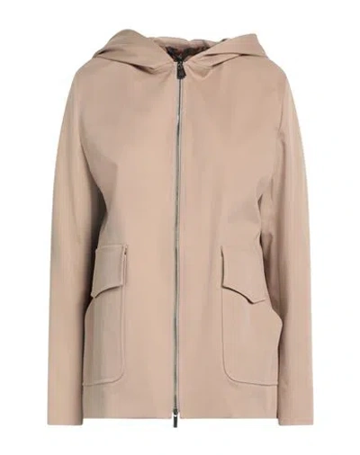 Cinzia Rocca Circle Woman Jacket Beige Size 6 Cotton, Elastane In Neutral
