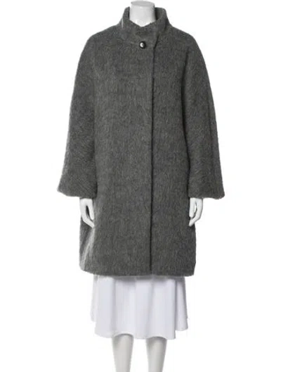 Pre-owned Cinzia Rocca Coat In Grey