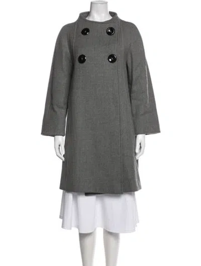 Pre-owned Cinzia Rocca Coat In Grey