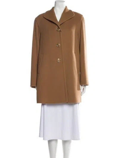 Pre-owned Cinzia Rocca Coat In Neutral