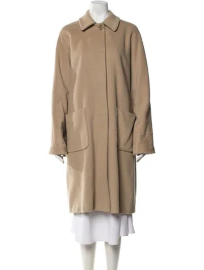 Pre-owned Cinzia Rocca Coat In Neutral