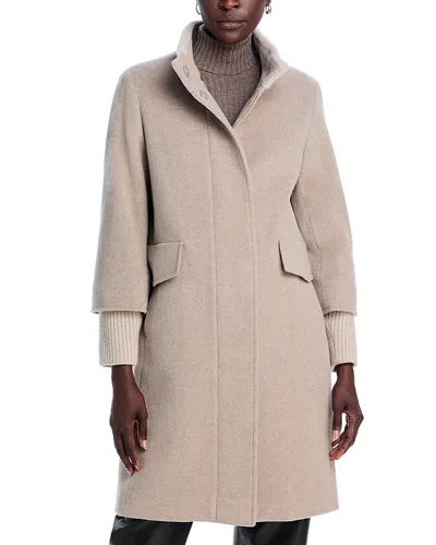 Cinzia Rocca Coat In Oatmeal