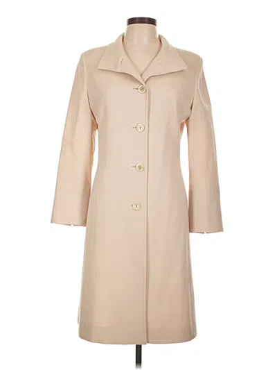 Pre-owned Cinzia Rocca Coat In White
