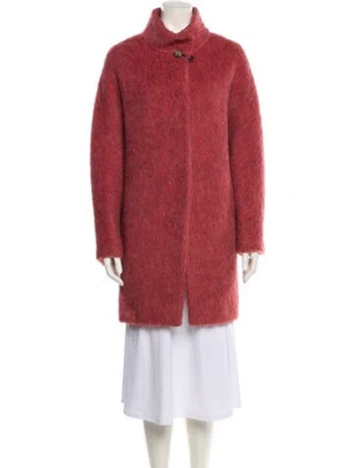 Pre-owned Cinzia Rocca Faux Fur Coat W/ Tags In Pink