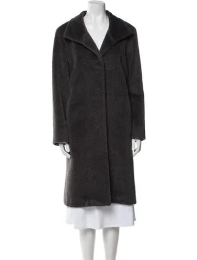 Pre-owned Cinzia Rocca Fur Faux Fur Coat In Gray