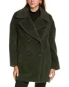 Cinzia Rocca Icons Medium Wool & Alpaca-blend Coat In Green