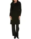 Cinzia Rocca Icons Medium Wool & Cashmere-blend Coat In Black