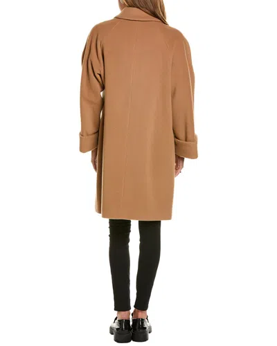Cinzia Rocca Icons Medium Wool & Cashmere-blend Coat In Brown