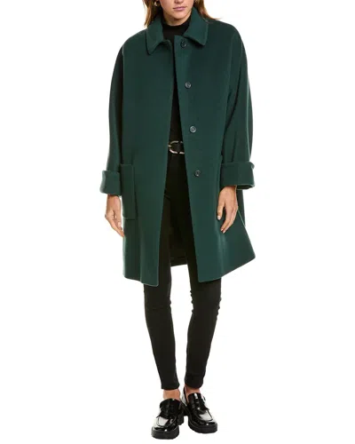 Cinzia Rocca Icons Medium Wool & Cashmere-blend Coat In Green