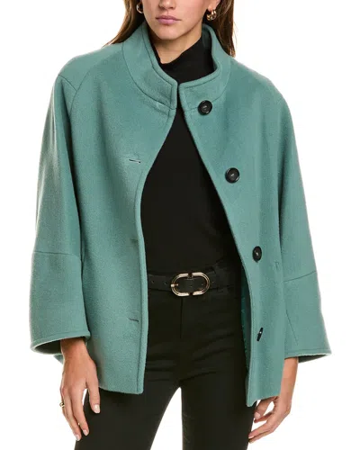 CINZIA ROCCA ICONS SHORT WOOL-BLEND COAT