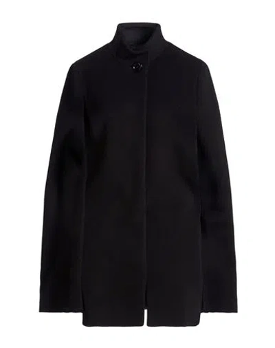 Cinzia Rocca Icons Woman Cape Black Size 14 Wool, Polyamide, Cashmere