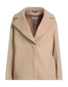 Cinzia Rocca Icons Woman Coat Beige Size 12 Virgin Wool, Polyamide, Cashmere In Neutral