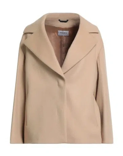 Cinzia Rocca Icons Woman Coat Beige Size 12 Virgin Wool, Polyamide, Cashmere In Neutral