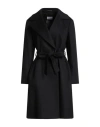 Cinzia Rocca Icons Woman Coat Black Size 14 Cashmere In Black