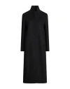 Cinzia Rocca Icons Woman Coat Black Size 14 Wool, Polyamide, Cashmere