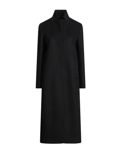 Cinzia Rocca Icons Woman Coat Black Size 14 Wool, Polyamide, Cashmere