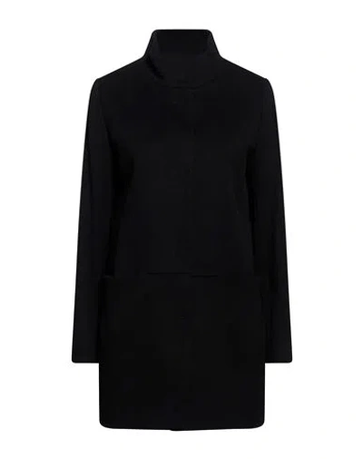 Cinzia Rocca Icons Woman Coat Black Size 14 Wool, Polyamide, Cashmere