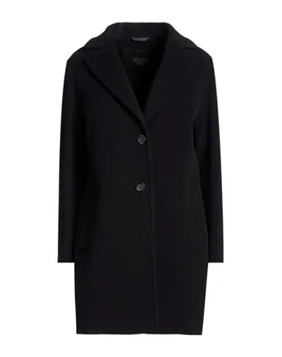 Cinzia Rocca Icons Woman Coat Black Size 14 Wool, Polyamide, Cashmere