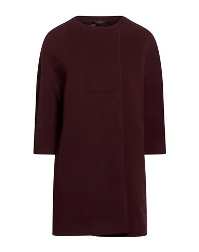 Cinzia Rocca Icons Woman Coat Brick Size 12 Wool, Polyamide, Cashmere In Red
