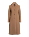 Cinzia Rocca Icons Woman Coat Camel Size 14 Wool, Polyamide, Cashmere In Brown