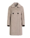 Cinzia Rocca Icons Woman Coat Grey Size 12 Alpaca Wool, Wool, Polyamide In Neutral