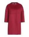 Cinzia Rocca Icons Woman Coat Magenta Size 10 Virgin Wool, Polyamide, Cashmere In Red