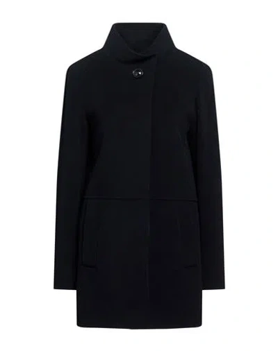 Cinzia Rocca Icons Woman Coat Midnight Blue Size 12 Wool, Polyamide, Cashmere