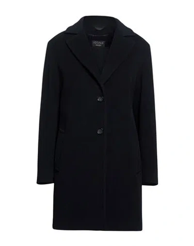 Cinzia Rocca Icons Woman Coat Midnight Blue Size 14 Wool, Polyamide, Cashmere