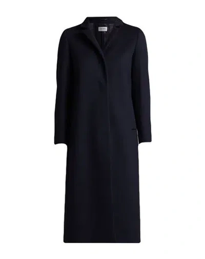 Cinzia Rocca Icons Woman Coat Navy Size 14 Wool, Polyamide, Cashmere In Blue