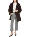 Cinzia Rocca Icons Wool & Alpaca-blend Coat In Purple