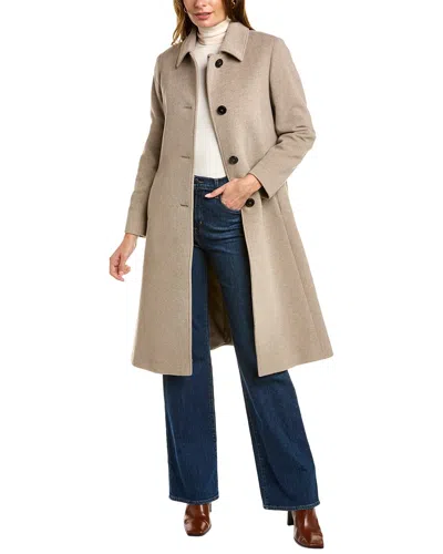 Cinzia Rocca Icons Wool & Cashmere-blend Coat In Neutral