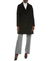 Cinzia Rocca Icons Wool & Cashmere-blend Coat In Black