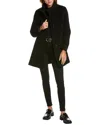 Cinzia Rocca Icons Wool & Cashmere-blend Coat In Black