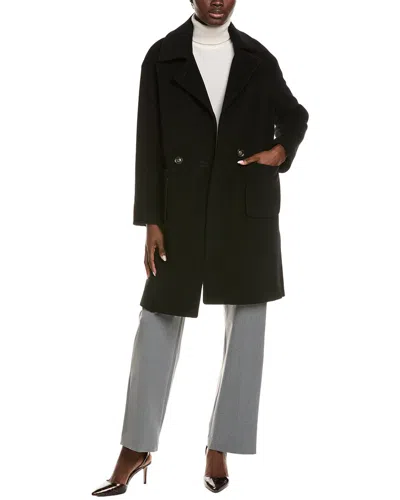 Cinzia Rocca Icons Wool & Cashmere-blend Coat In Black