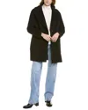 Cinzia Rocca Icons Wool & Cashmere-blend Coat In Black