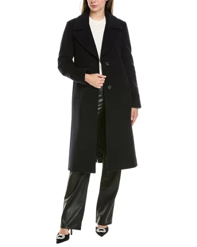 Cinzia Rocca Icons Wool & Cashmere-blend Coat In Black