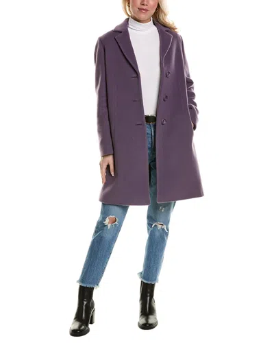 Cinzia Rocca Icons Wool & Cashmere-blend Coat In Blue